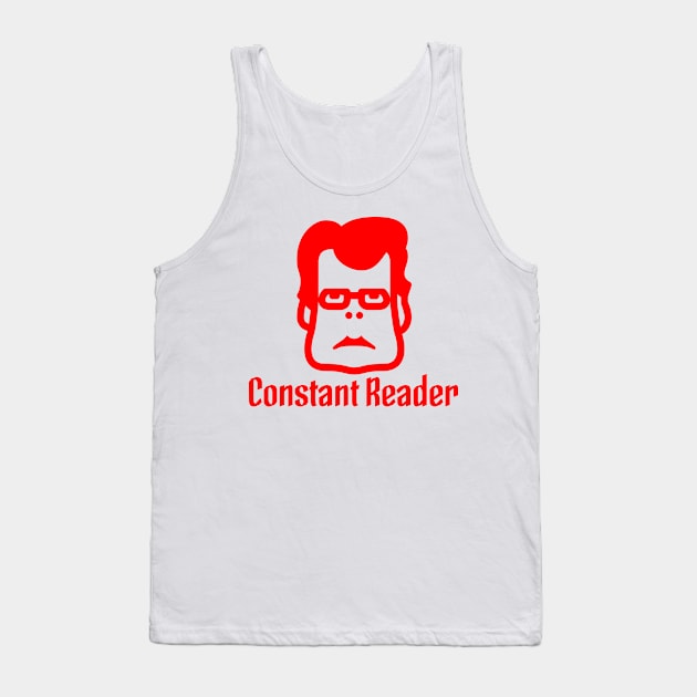 Stephen King head - Constant Reader (v2) Tank Top by kadaga